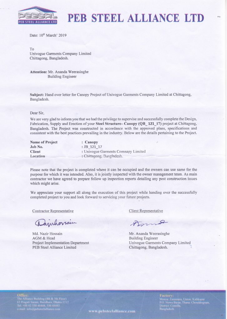 Univogue Garments Company Ltd